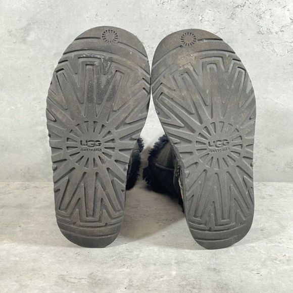 UGG Australia Womens Mini Bailey Bow II Sz 5 Winter Boot Chocolate Brown 1002954 - Picture 6 of 7